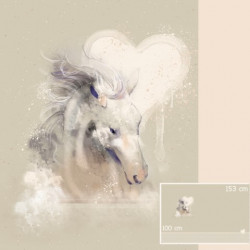 Bio Jersey Lillestoff - Mein Pferd, mein Freund